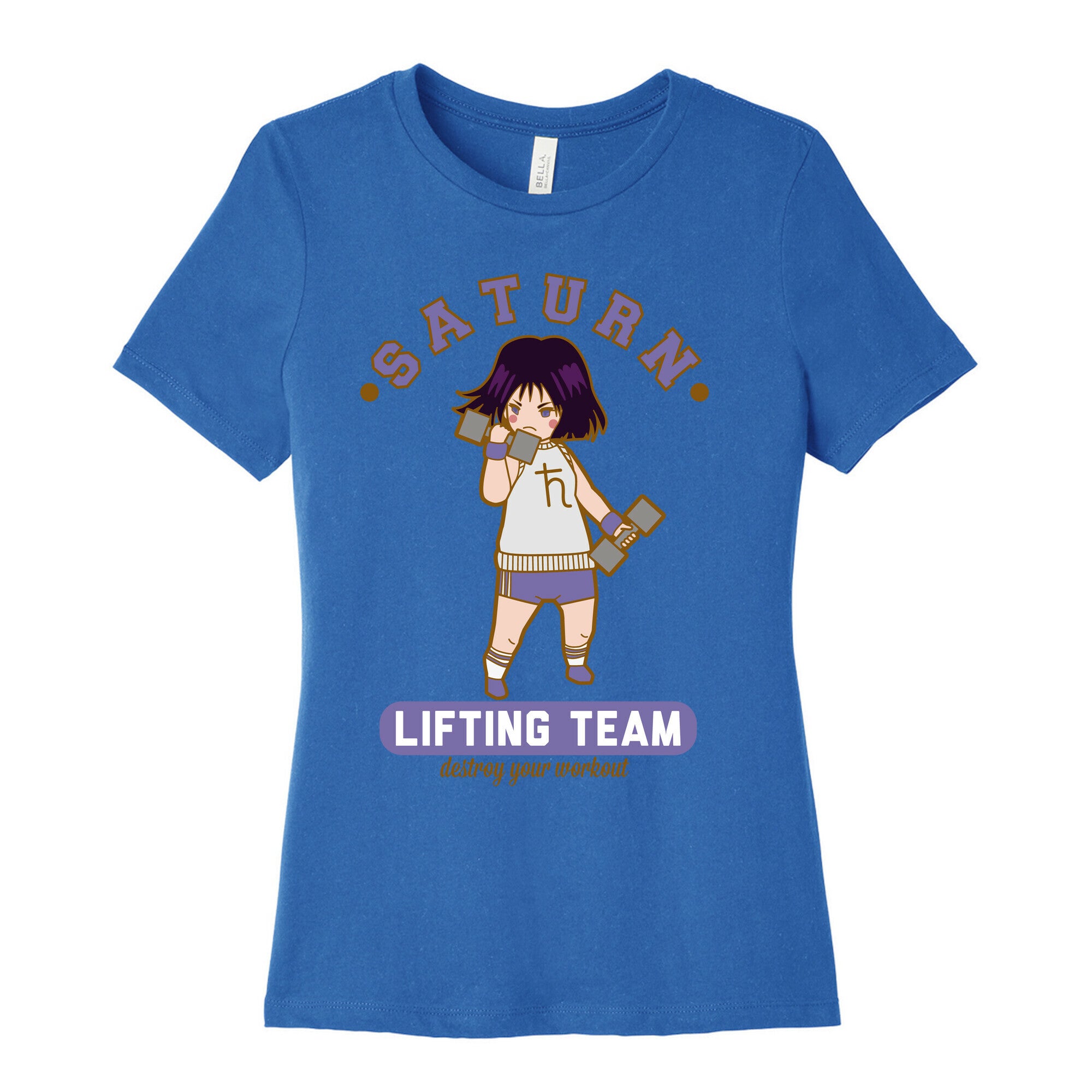 Saturn Lifting Team Parody Women's Cotton Tee